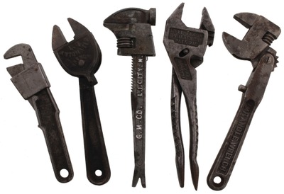 Assorted Makers: Lot Of Five Spec. Purp. Wrenches