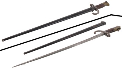 Manufacture D'Armes De St. Etienne, Tulle, France: French Model 1874 "Gras" Sword Bayonet