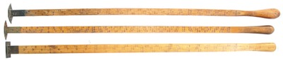 Assorted Makers: Three Hook End Board Measure Rules