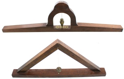 Assorted Makers: Two Later Type Plumb Levels