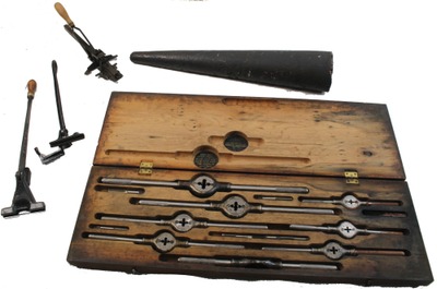 Wiley & Russell Manufacturing Company, Greenfield, Massachusetts: Boxed Set Of Taps & Die Stock