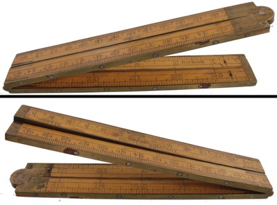 Lufkin Rule Company, Saginaw, Michigan: Metric & English Folding Rule