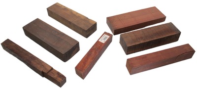 Assorted Makers: Seven Exotic Wood Samples
