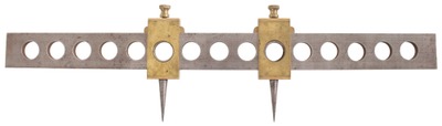 Unmarked: Pair Of Extra Clean Brass Trammel