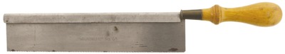 Henry Disston & Sons, Philadelphia, Pennsylvania, No. 68: Beech Hdle. Dovetail Saw