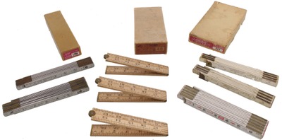 Lufkin Rule Company, Saginaw, Michigan: Lot Of Extra Clean Zig-Zag Folding Rule