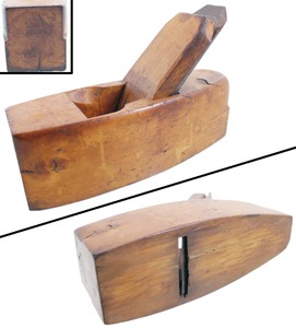 Wing H. Taber, Fair Haven, Massachusetts: Solid Boxwood Smooth Plane