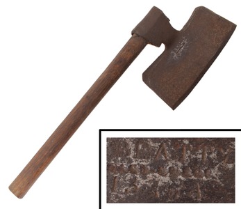 W. Beatty & Sons, Chester, Pennsylvania: Early Offset 10" Bla Cooper's Side Axe