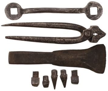 Unmarked: Three Early Type Farrier's Tools