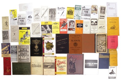 Assorted Makers: Lot Of Reprinted Tool Catalogues