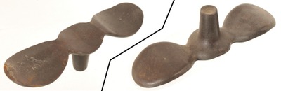 Unmarked: Early Forged Iron Lap Anvil