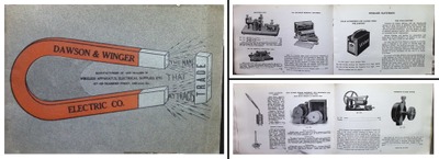 Dawson & Winger Electric Company, Chicago, Illinois: Orig. Motors & Elect Supplies Catalogue