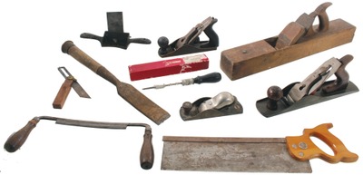 Assorted Makers: Lot Of Sound & Usabl Woodworking Tools