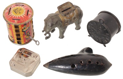Assorted Makers: Four Early Type Still Bank