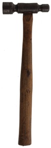 Unmarked: Early Hand Forged Ball Pein Hammer