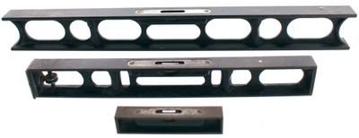 C.F. Richardson, Athol, Massachusetts: Three Early Type Cast Iron Levels