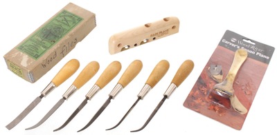 Nicholson File Company, Providence, Rhode Island: Boxed Set Of Six Bent Rifflers