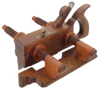 Gere, Abbot & Company, Columbus, Ohio: Handled Beech Screw Arm Plow Plane
