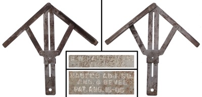Nagel, Henry W./Dayton, Ky: Nagel's Patent Adj. |sq, Angle & Bevel