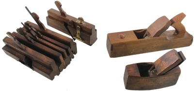 Assorted Makers: Wkg. Set Of Clean Woodworking Plane