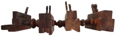 Assorted Makers: Three Screw Arm Sash Molding Planes