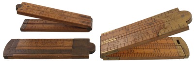 Stanley Rule & Level: Three Clean Small Size Folding Rules