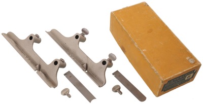 Stanley Rule & Level, No. 8: Pair Of Hollow & Round Bases