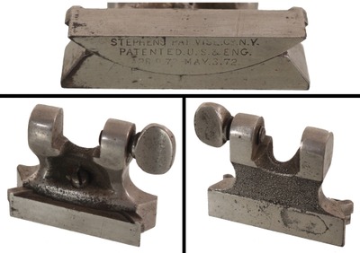Stephens Pat. Vise. Company, New York: Rare Machinists Vise Jaw Insert