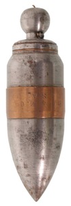 Unmarked: Showy Iron & Copper Plumb Bob