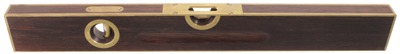 STANLEY (Unmarked), No. 98: Brass-Bound Rosewood Level