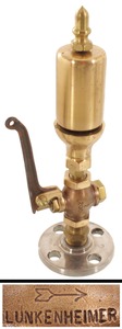 Lunkenheimer Valve Company, Cincinnati, Ohio: Extra Clean 19th C. Steam Whistle