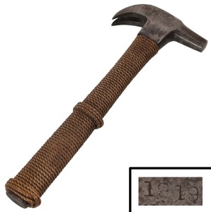 Unmarked: Unus. Cord Wrapped Claw Hammer