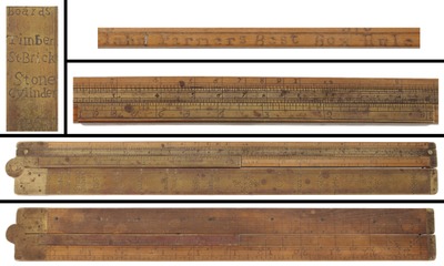 Farmer, John/London, England: Early 18th Century Folding Rule