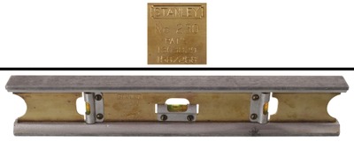 Stanley Rule & Level, No. 230: Rare Vogel Patent Aluminum Level