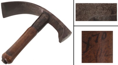 G.W. Bradley, Weston, Connecticut, No. 2: Extra Clean 3 1/4" Cooper's Adze