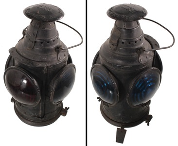 Dressel Railway Lamp & Signal Company, Arlington, New Jersey: Four Sided R.R. Signal Lantern