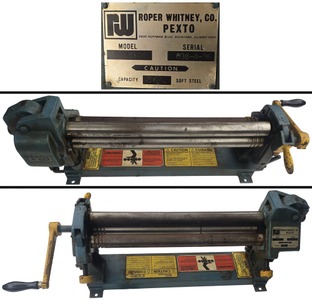 Peck Stow & Wilcox Company, Southington, Connecticut, No. 383: Extra Clean 30 1/2" Slip Rolls