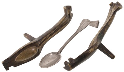 Barin: Early Bronze Mold For Pewter Spoons