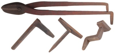 Assorted Makers: Three Large Tinsmith Stake Anvils