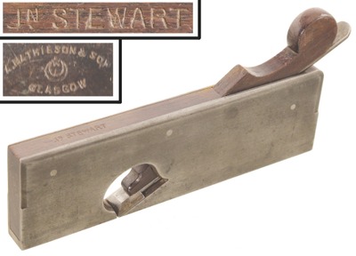 Alex. Mathieson & Son, Glasgow, Scotland: Rosewood Stuffed Shoulder Plane