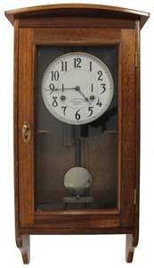 International Time Recording Company, Endicott, New York: Early Oak Body Time Clock