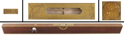 Stratton Brothers (Unmarked), No. 10: Brass Bound Rosewood Level
