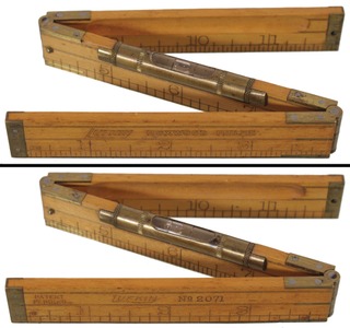 Lufkin Rule Company, Saginaw, Michigan, No. 2071: Boxwood Advertising Folding Rule