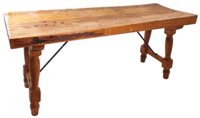 Unmarked: Classic 19th Century Butcher Block Table