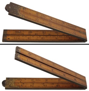 Standard Rule Company, Unionville, Connecticut, No. 52: Two-Foot, Four-Fold Folding Rule