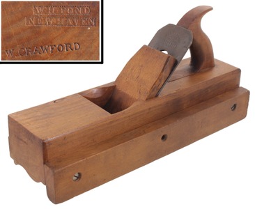 W.H. Pond, New Haven, Connecticut: Extra Clean Flat Oge Crown Molding Plane