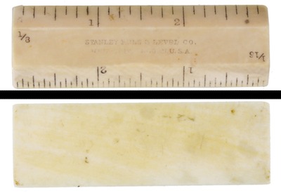 Stanley Rule & Level: Cotton Staple Gauge Rule