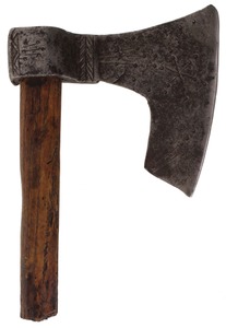 Unmarked: Early Decorated Blade Hewing Axe
