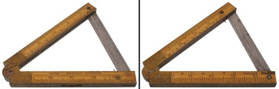 Chapin-Stephens Company, Pine Meadow, Connecticut, No. 036: Patent Inclinometer Folding Rule