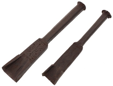 Unmarked: Two 18th Century Mortise Chisels
